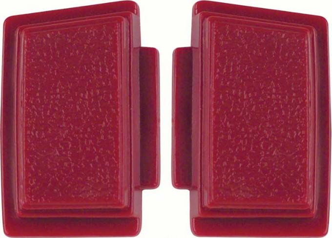 OER 1969-70 Steering Wheel Horn Button Red (pair) K213R