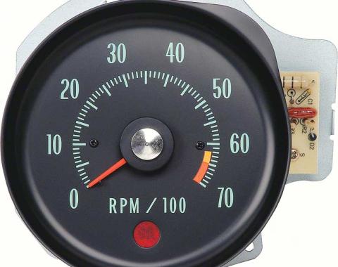 OER 1970 Chevelle SS, Monte Carlo, Tachometer, 6500 RPM Redline, GM Licensed 6469983