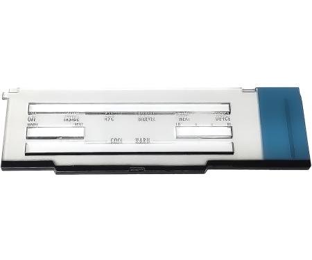 OER 1970-72 Pontiac GTO, LeMans, Tempest, Heater & A/C Control Lens, With A/C IN1242G