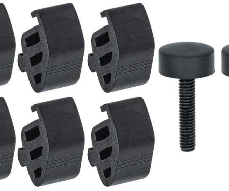 OER 1973-81 Chevy, GMC Pickup, Blazer, Jimmy, Suburban, Hood Bumpers, 8 Piece Set *881318