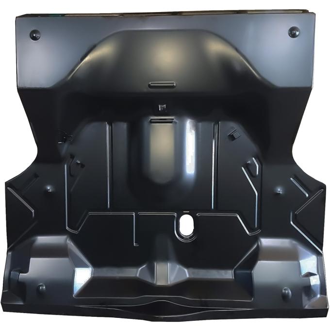 OER 1973-77 Chevrolet Chevelle, Malibu, Oldsmobile Cutlass, Buick Regal, Trunk Floor, Complete, w/Braces & Gas Tank Braces GN110949