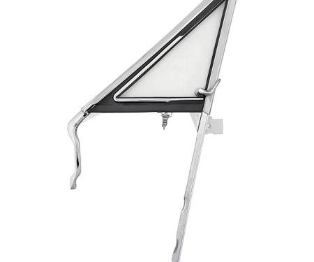 1966?67 Chevelle, Skylark, Cutlass, GTO, Tempest, LeMans, Vent Window Assembly with Clear Glass, 2-Door Hardtop or Convertible, LH, Replaces GM#'s 9706199, 4537089