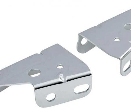 OER 1964-72 GM A-Body / 1967-69 F-Body / 1968-74 Nova Power Brake Booster Brackets - Chrome 153649B