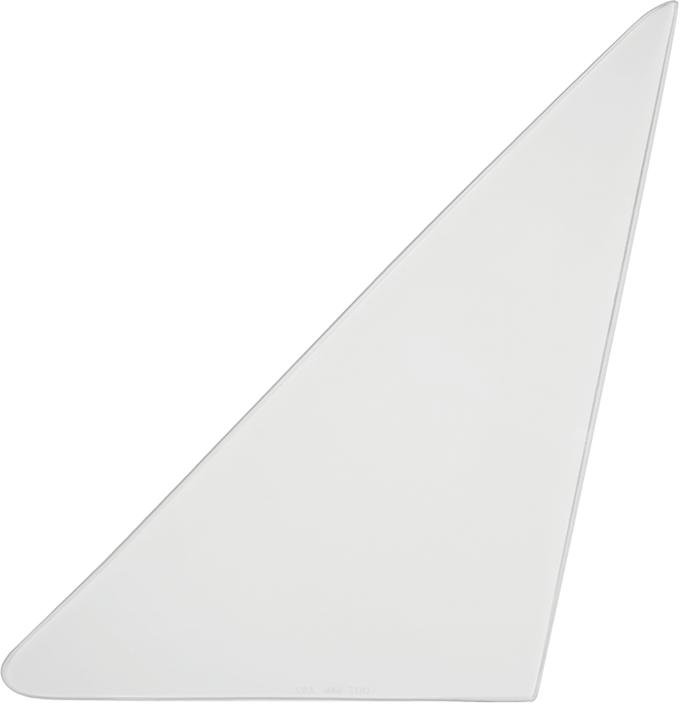 1966-67 Chevrolet Chevelle, Buick Special, Skylark, GS, Olds F85, Cutlass, Pontiac GTO, Tempest, LeMans, 2 Door Hardtop or Convertible, Vent Window Glass, LH, Clear