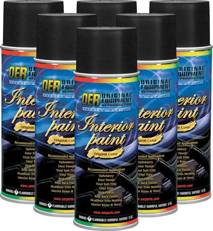 OER Dark Gray Restoration Carpet Dye - Case of 6 - 12 Oz Aerosol Cans *PP908