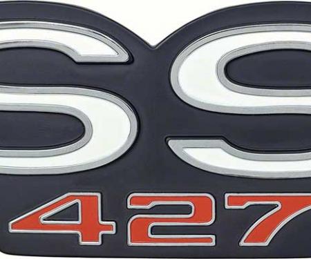 OER 1966-67 Chevelle ss-427 Grill & Rear Panel Emblem K80050