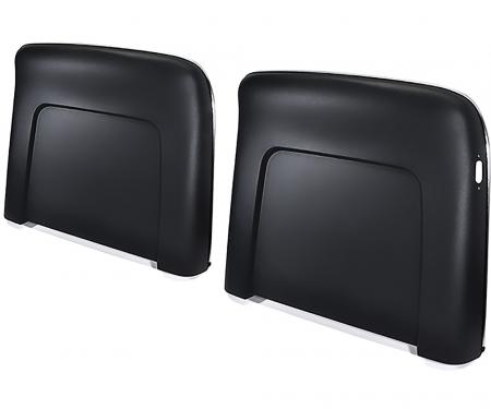 OER 1968-72 Buick, Cadillac, Chevrolet, Oldsmobile, Pontiac, Strato Bench or Bucket, Seat Back Panels, Reclining Style, Black ABS N1021