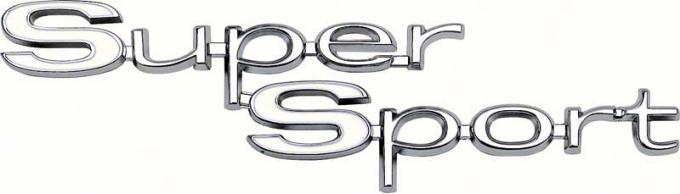 OER 1967 Chevelle / El Camino "Super Sport" Quarter Panel Emblems 4229717