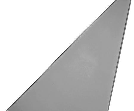 1966-67 Chevrolet Chevelle, Buick Special, Skylark, GS, Olds F85, Cutlass, Pontiac GTO, Tempest, LeMans, 2 Door Hardtop or Convertible, Vent Window Glass, LH, Smoke Gray Tint