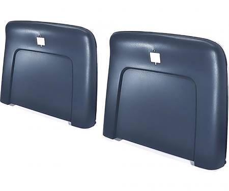 OER 1969-72 Buick, Cadillac, Chevrolet, Oldsmobile, Pontiac, Strato Bench or Bucket, Seat Back Panels, Dark Blue ABS N1134