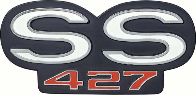 OER 1966-67 Chevelle ss-427 Grill & Rear Panel Emblem K80050