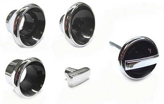 1968 Impala/Full Size, 5 Piece Dash Bezel and Knob Set