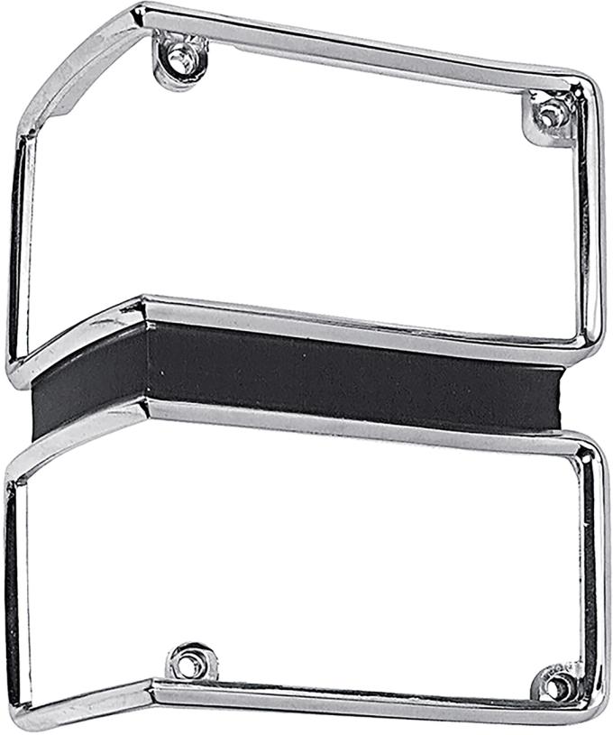 OER 1971 Chevelle, Malibu, RH Park Lamp Bezel, Chrome, All Models Except Station Wagon, Replaces GM# 3998272