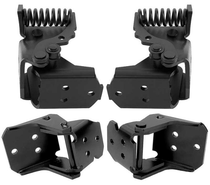 1978-87 Regal, El Camino, Cutlass, Monte Carlo, Front Door Hinge and Bolt Kit, Upper & Lower, RH & LH, 4 Piece Set