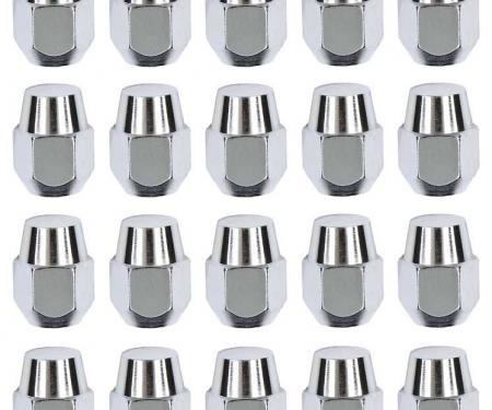 OER 7/16"-20 Early Design High Crown Chrome Acorn Style Lug Nut - Set of 20 DK79