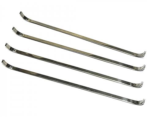 OER 1968 Oldsmobile Cutlass, 442, F85, Under Bumper Scoop Molding Set, 4-Piece Set CW1769T
