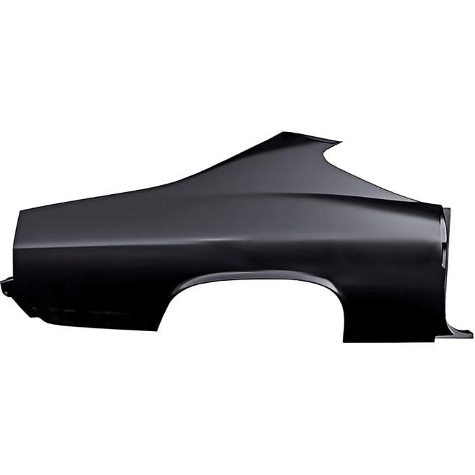 OER 1968 Chevelle, Malibu 2-Door Hardtop, Rear Quarter Panel, Full Quarter, RH, Replaces GM# 7761616