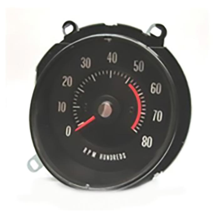 OER 1969-72 Pontiac GTO, LeMans, Tachometer, In Dash, 5200 RPM IN3067G
