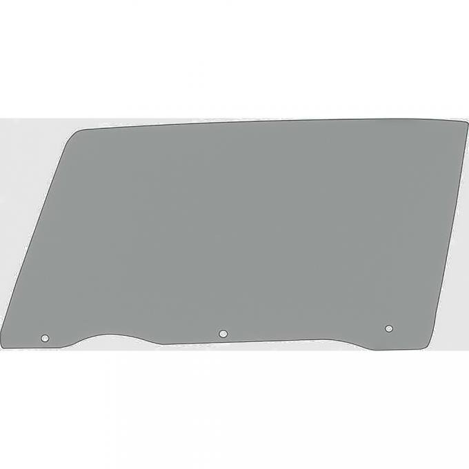 1965-66 Buick, Chevrolet, Pontiac, Oldsmobile, Full Size, 2 Door Convertible, Coupe, Front Door Window Glass, Smole Gray Limo Tint, LH Driver Side