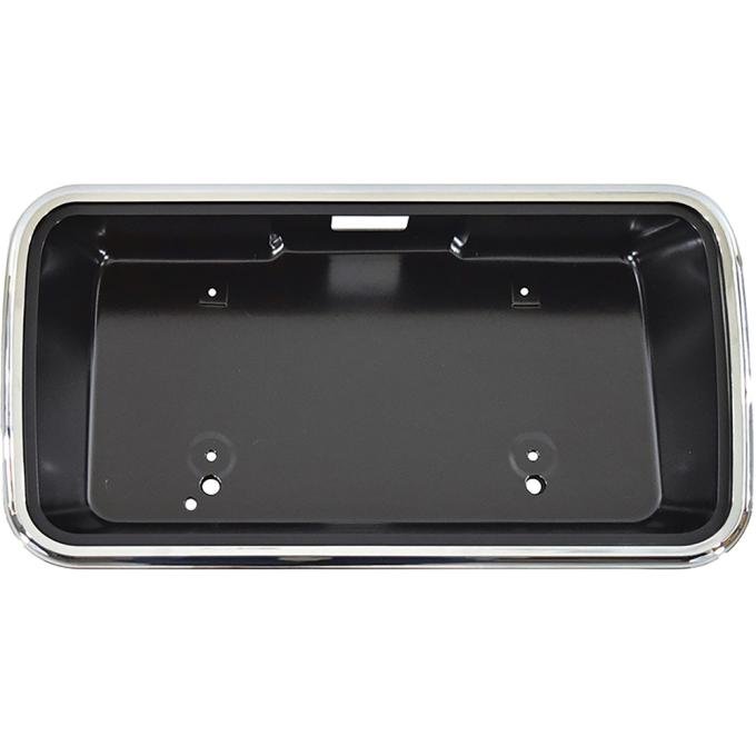 1978-87 El Camino, Caballero, Rear License Plate Pocket, Chrome/Black
