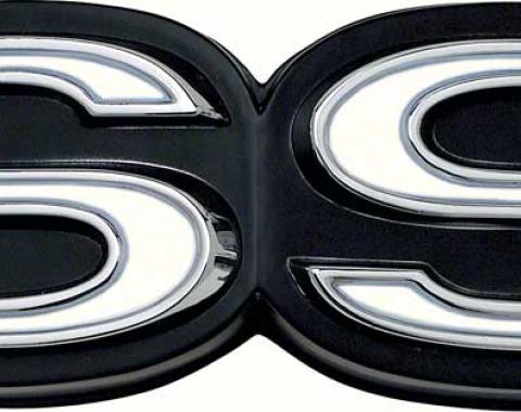 OER 1970 Chevelle, El Camino SS Grill Emblem , with Hardware 3977563