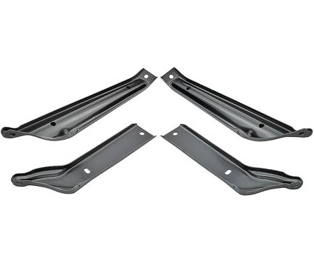 1965 Chevelle, Malibu, El Camino, Front Bumper Bracket Set, 4 Piece Set
