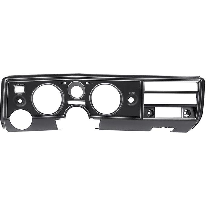 OER 1969 Chevelle, Malibu, El Camino, Dash Instrument Panel Bezel/Fascia, All Models With AC, Replaces GM# 6482247