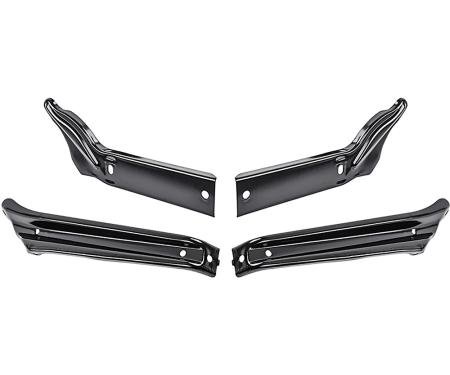 1966 Chevelle, Malibu, El Camino, Front Bumper Bracket Set, 4-Pieces