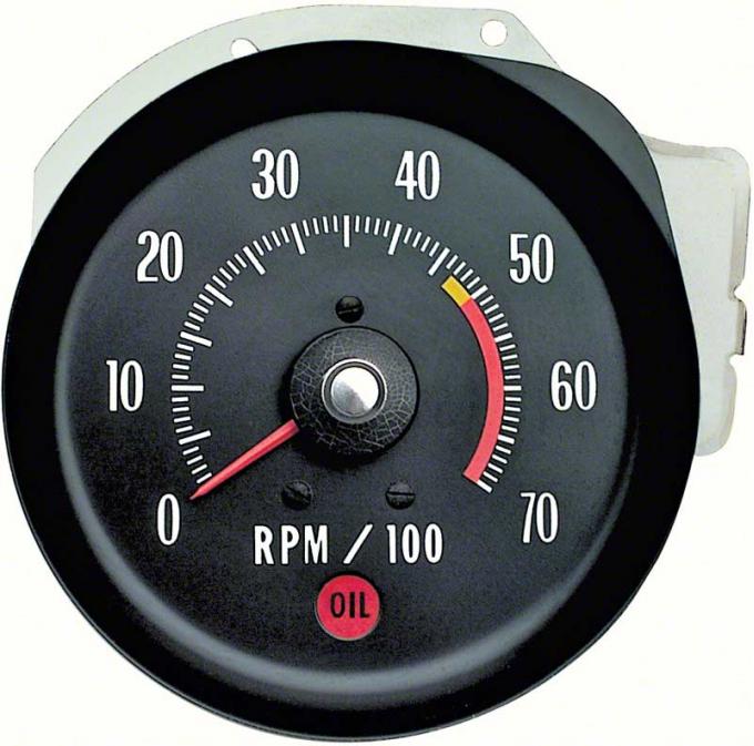 OER 1971-72 Chevelle/Monte Carlo Tachometer 5000 RPM Red Line 5657405