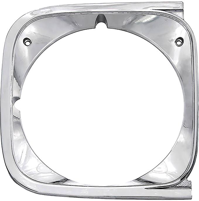 OER 1972 Chevelle, Malibu, El Camino, RH Headlamp Bezel, Chrome, Replaces GM# 328934