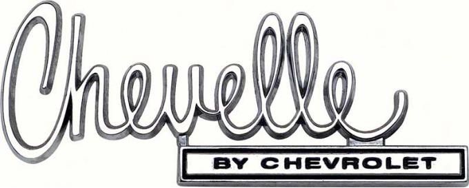 OER 1970 "Chevelle By Chevrolet" Trunk Emblem 8791686