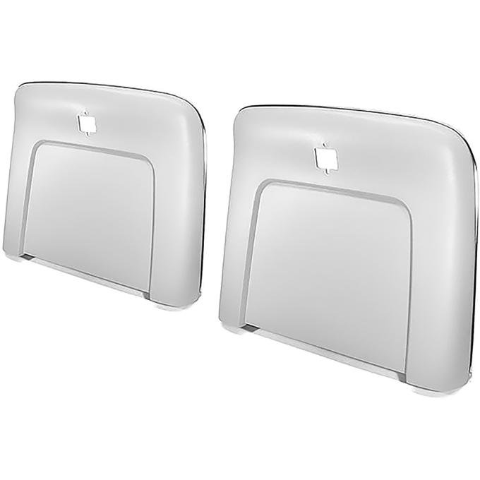 1969-72 Buick, Cadillac, Chevrolet, Oldsmobile, Pontiac, Strato Bench or Bucket, Seat Back Panels, White ABS