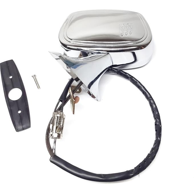OER 1970 Buick Skylark, LeSabre, Riviera, Mirror, Outside Remote, Chrome, LH 981640