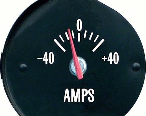 OER 1971-72 Chevelle SS / Monte Carlo - Amp Gauge with White Markings 6473695W