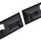 OER 1970-74 Camaro, Firebird, Inner Door Handle Escutcheons, Deluxe Interior , Black, Pair K486