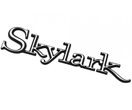 OER 1968-72 Buick Skylark, Quarter Panel Emblem, Skylark Nameplate Script 9823099