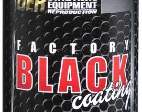 OER "Factory Black" High Gloss Black Engine Paint - 16 Oz Aerosol Can K89543