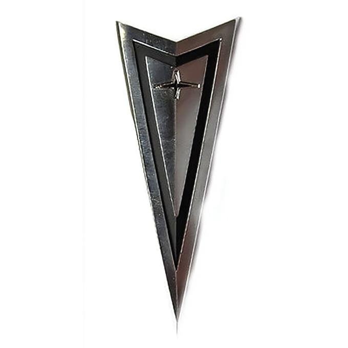 1964-65 Pontiac Lemans, GTO, Trunk Lid Emblem, Arrow Head Logo