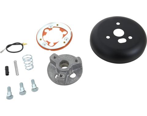 1969-94 GM, Steering Wheel Adapter, 3-Bolt Style, For Classic 3-Bolt Style Aftermarket Steering Wheels