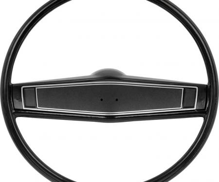 OER 1969-70 Steering Wheel Kit - Black - Black Steering Wheel Shroud *R3492