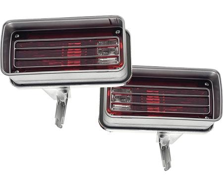 1970 Chevrolet Chevelle, Malibu, Tail Light Assemblies, All Models Except Station Wagon, LH and RH