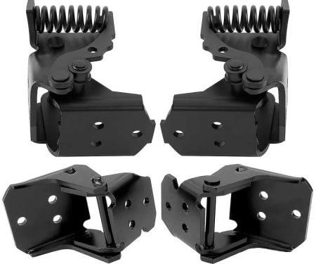 1978-87 Regal, El Camino, Cutlass, Monte Carlo, Front Door Hinge and Bolt Kit, Upper & Lower, RH & LH, 4 Piece Set