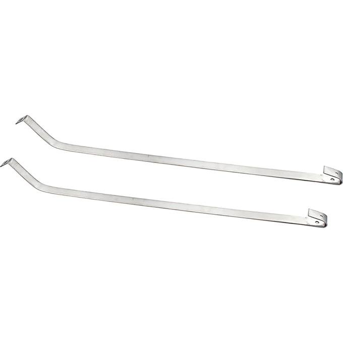 1968-72 Chevelle, GTO, Cutlass, GS, Fuel Tank Mounting Straps, Stainless Steel, Except Station Wagon Models