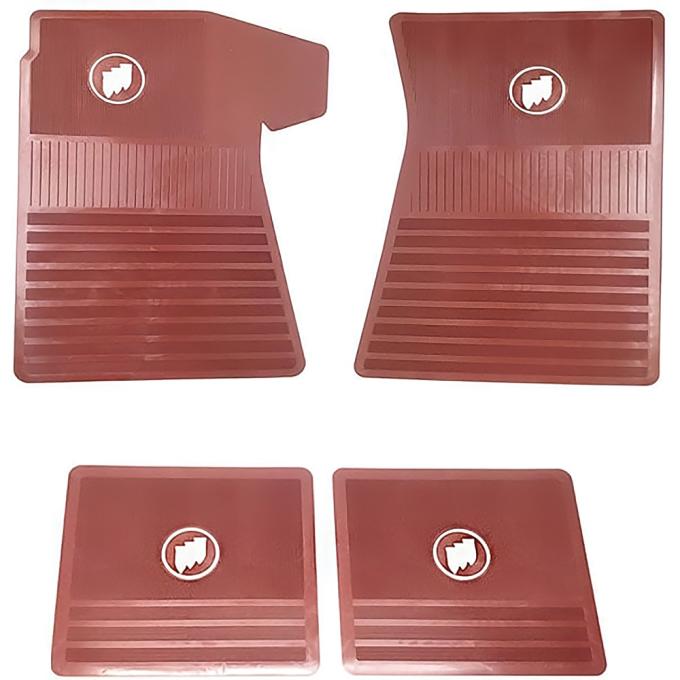 OER 1961-75 Various Buick Vehicles, Floor Mat Set, Red IN2357Z