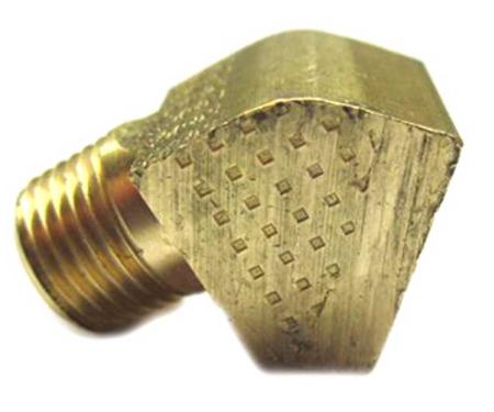 OER 1957-81 GM, Pontiac, Firebird, Oil Sender Unit, Fuel Line, 45° Brass Elbow 9409927