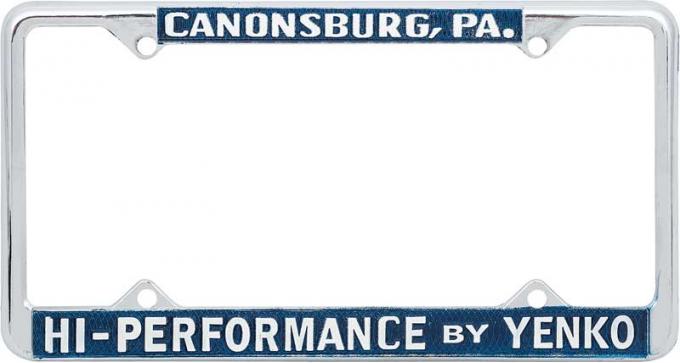 OER Yenko Hi-Performance License Plate Frame Y5002