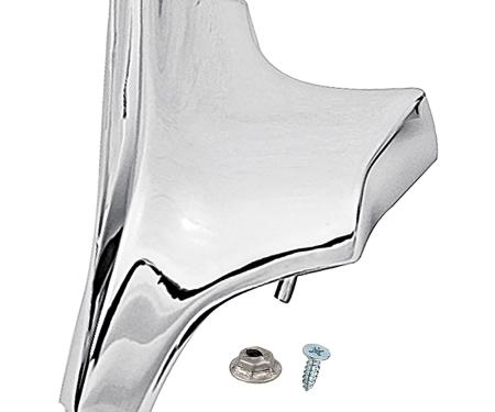 1968-72 Chevrolet El Camino, 1971-72 GMC Sprint, Rear Bed Corner Molding, LH, Chrome