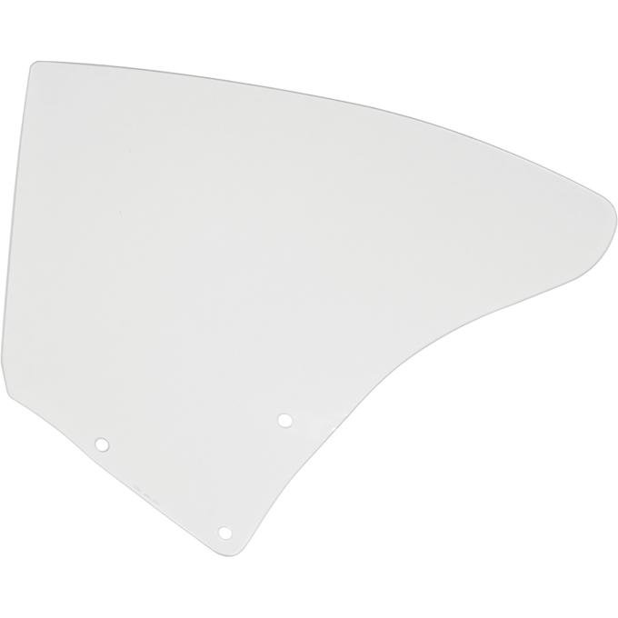 1968-72 Olds F-85, Cutlass, 442, 1968-69 Cutlass Supreme, 2 Door Hardtop, Quarter Window Glass, LH, Clear