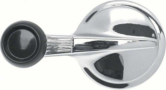 OER 1953-64 Vent Window Crank Handle with Black Knob 4619386