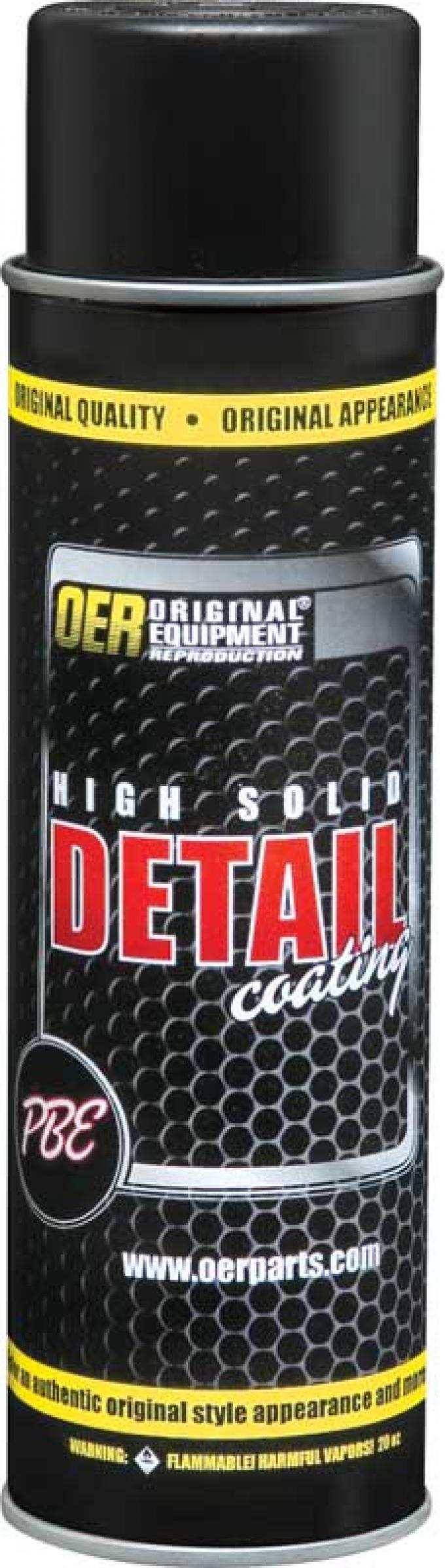 High Solids Coating Aerosol, Flat Black, 20 Oz Aerosol Can (Net Wt. 16 Oz.)